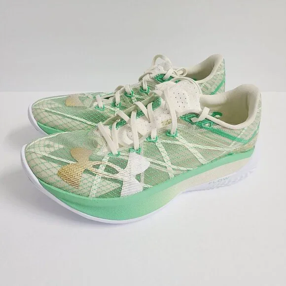 NEW Under Armour Flow Velociti Elite 2 Running Shoes 3027338-100 Size 10 Green Under Armour Velociti Elite 2 Running Shoes 3027338-100 Mens  main image 2